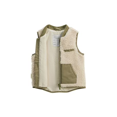 Veste sans manches en sherpa gustin Beige 4 - vertbaudet enfant 