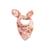 Foulard en gaze de coton mindanao 50 x 50 cm Rose 2 - vertbaudet enfant 