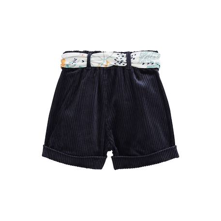 Short bébé en velours côtelé holamuchacha Bleu 3 - vertbaudet enfant 