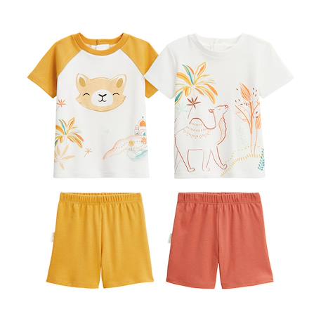 Lot de 2 pyjamas enfant liwa Jaune 2 - vertbaudet enfant 