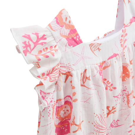 Robe en gaze de coton bahamas Ecru 4 - vertbaudet enfant 