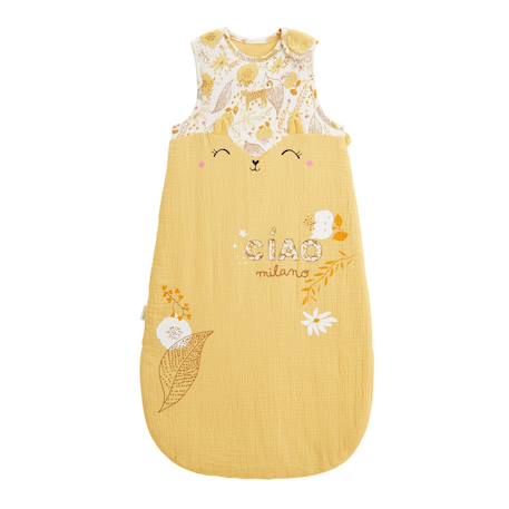 Gigoteuse tog 2 en gaze de coton ciao milano Jaune 2 - vertbaudet enfant 