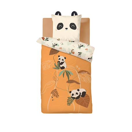 Housse de couette enfant + taie d'oreiller nael Marron 2 - vertbaudet enfant 