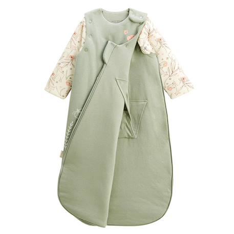 Gigoteuse d'hiver en molleton avec manches amovibles lison Vert 4 - vertbaudet enfant 
