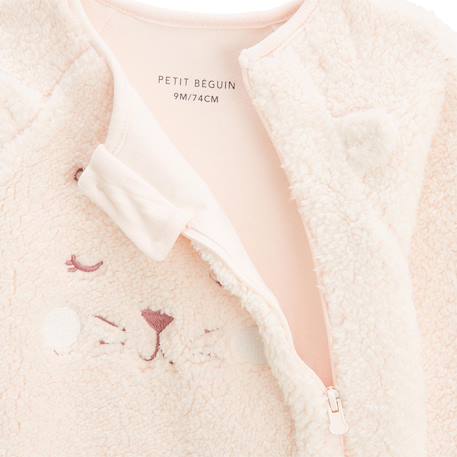 Surpyjama bébé en sherpa matcha Rose 4 - vertbaudet enfant 