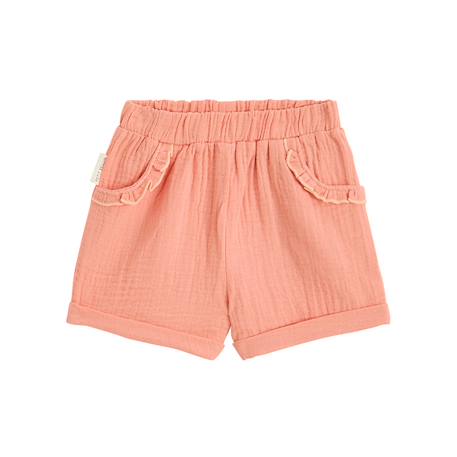 Short enfant en gaze de coton santa giulia Orange 2 - vertbaudet enfant 