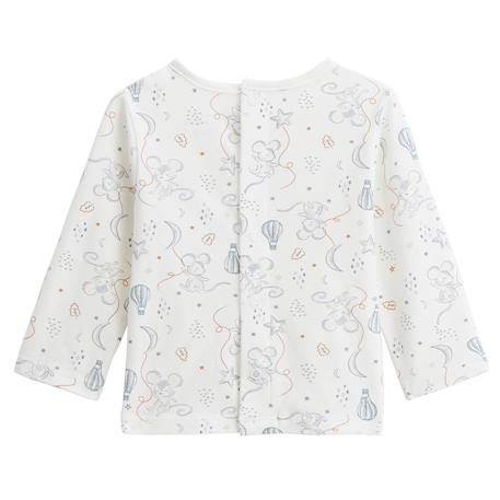 Ensemble salopette bébé en coton matelassé et t-shirt rêverie Bleu 6 - vertbaudet enfant 
