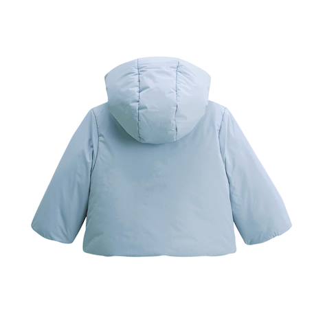 Doudoune bébé imperméable doublée sherpa avec capuche nino Bleu 3 - vertbaudet enfant 