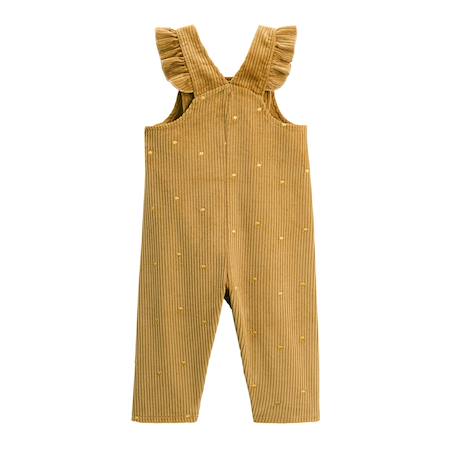 Salopette bébé en velours côtelé swan Ocre 3 - vertbaudet enfant 