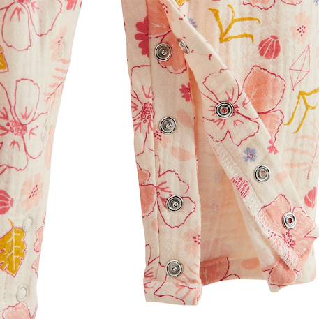 Combinaison bébé en gaze de coton santa giulia Ecru 5 - vertbaudet enfant 