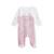 Pyjama bébé en velours ouverture zippée miss chatchatchat Rose 2 - vertbaudet enfant 