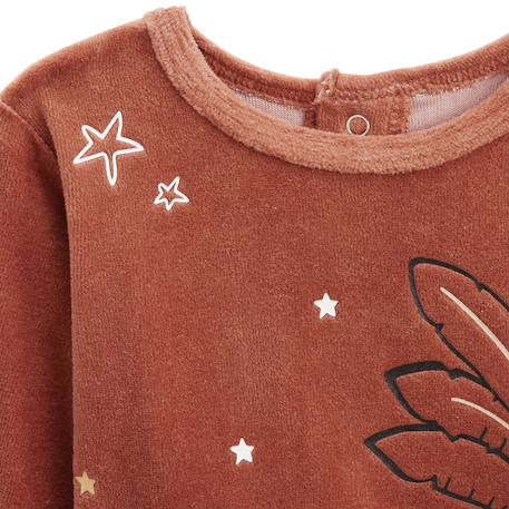 Pyjama enfant 2 pièces en velours maloueg Marron 5 - vertbaudet enfant 
