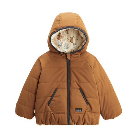 Doudoune réversible enfant imperméable avec capuche constellation Camel 2 - vertbaudet enfant 