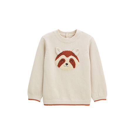 Pull bébé en tricot gustin Ecru 2 - vertbaudet enfant 