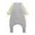 Turbulette d'hiver en velours avec pieds retroussables et manches amovibles petit loup Gris 3 - vertbaudet enfant 