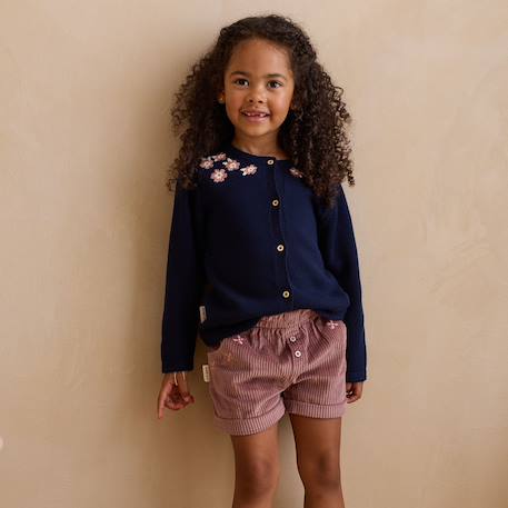 Short enfant en velours côtelé sora Prune 6 - vertbaudet enfant 