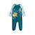 Pyjama bébé en velours roméo Bleu 2 - vertbaudet enfant 