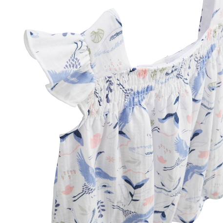 Robe bébé en gaze de coton tiana Ecru 4 - vertbaudet enfant 