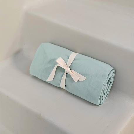 Drap housse enfant bleu 90 x 190 cm Bleu 2 - vertbaudet enfant 