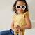 T-shirt enfant manches courtes camila Jaune 5 - vertbaudet enfant 