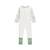 Pyjama bébé avec pieds retroussables kanha Ecru 6 - vertbaudet enfant 