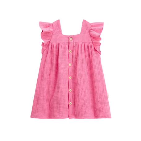 Robe bébé en gaze de coton bahamas Rose 3 - vertbaudet enfant 
