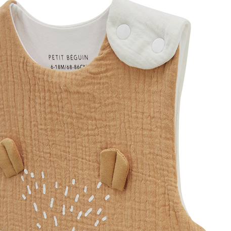 Gigoteuse été en gaze de coton baroudeur Ecru 5 - vertbaudet enfant 