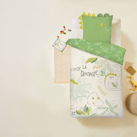 Housse de couette enfant + taie d'oreiller marius Vert 6 - vertbaudet enfant 