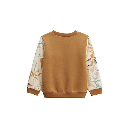 Sweat-shirt en molleton lamascotte Ecru 5 - vertbaudet enfant 