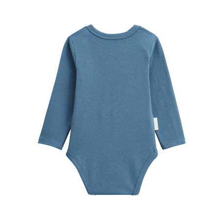 Lot de 2 bodies bébé manches longues tao Bleu 5 - vertbaudet enfant 