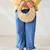 Pantalon enfant en chambray camila Bleu 5 - vertbaudet enfant 
