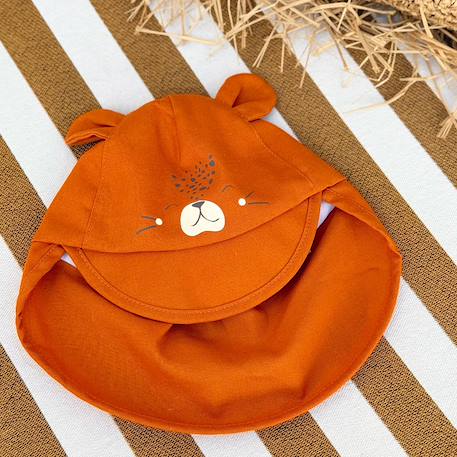 Casquette cache-cou bébé tango Marron 4 - vertbaudet enfant 