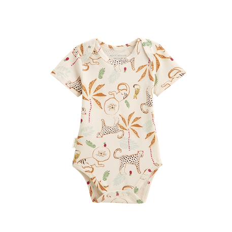 Lot de 2 bodies bébé manches courtes tango Ecru 4 - vertbaudet enfant 