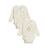 Lot de 2 bodies bébé manches longues ouverture croisée envolée de bisous Beige 2 - vertbaudet enfant 