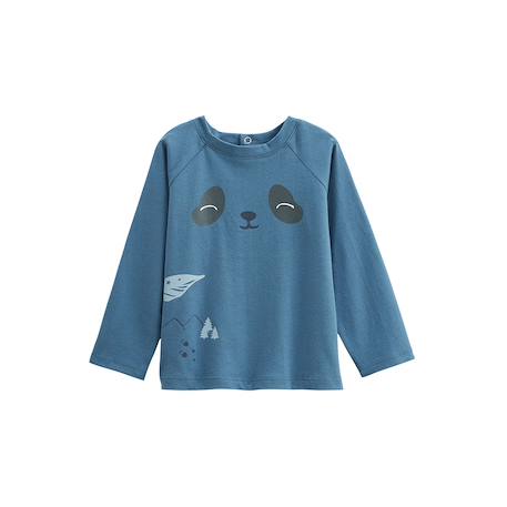 T-shirt bébé manches longues tao Bleu 2 - vertbaudet enfant 