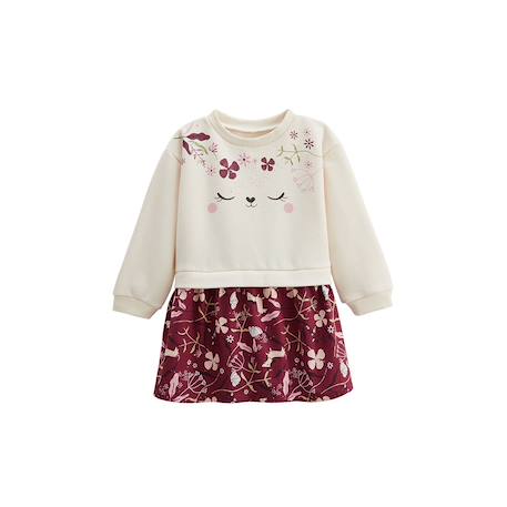 Robe bébé en molleton mila Ecru 2 - vertbaudet enfant 