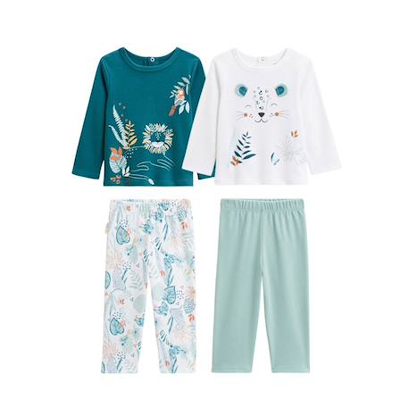Lot de 2 pyjamas bébé roméo Bleu 2 - vertbaudet enfant 