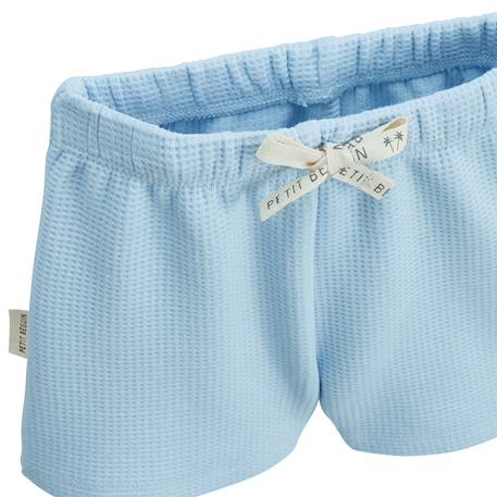 Ensemble bébé t-shirt et short zeste d'amour Bleu 4 - vertbaudet enfant 