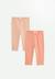 Lot de 2 leggings enfant santa giulia Corail 1 - vertbaudet enfant 
