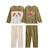 Lot de 2 pyjamas enfant 2 pièces en velours gustin Kaki 2 - vertbaudet enfant 