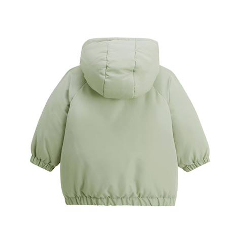 Manteau enfant imperméable doublé sherpa lison Vert 3 - vertbaudet enfant 