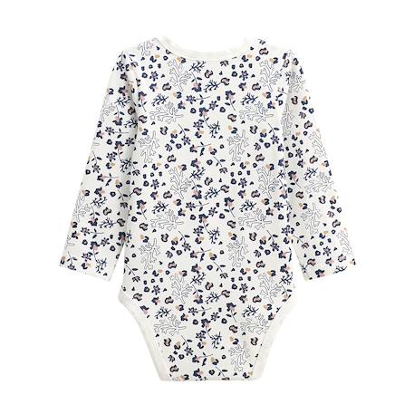 Lot de 2 bodies bébé manches longues céleste Rose 4 - vertbaudet enfant 