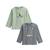 Lot de 2 t-shirts bébé manches longues boavista Kaki 2 - vertbaudet enfant 