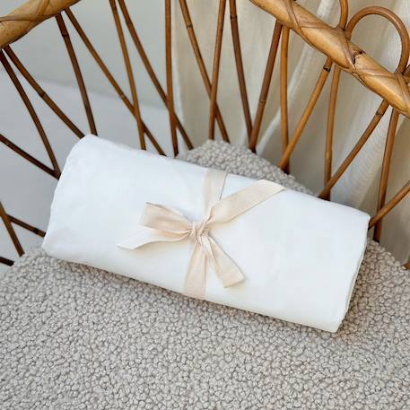 Drap housse enfant écru 90 x 190 cm Ecru 2 - vertbaudet enfant 