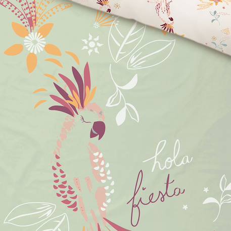 Housse de couette enfant + taie d'oreiller fiesta Vert 4 - vertbaudet enfant 