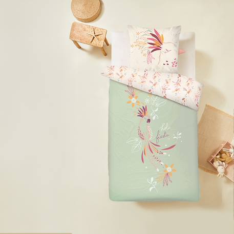Housse de couette enfant + taie d'oreiller fiesta Vert 6 - vertbaudet enfant 