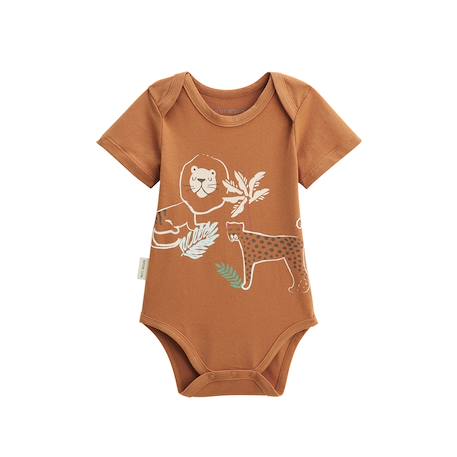 Lot de 2 bodies bébé manches courtes tango Ecru 6 - vertbaudet enfant 