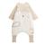 Turbulette d'hiver avec pieds retroussables et manches amovibles cracotte Beige 2 - vertbaudet enfant 