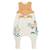 Turbulette été en gaze de coton avec pieds retroussables baroudeur Ecru 2 - vertbaudet enfant 