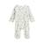 Pyjama bébé en velours ouverture pont frimousse Ecru 3 - vertbaudet enfant 